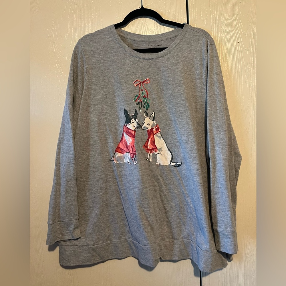 Lane Bryant Christmas pullover top
